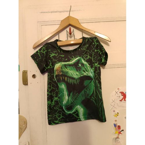 Pyjama Dinosaure Vert /Noir 5 Ans.