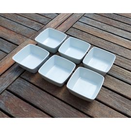 Lot De 6 Ramequins Blanc