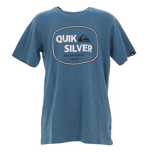 Tee Shirt Manches Courtes Quiksilver Just Framed Ss Tee Youth Bleu Moyen 16 Ans