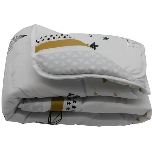 Couette Bébé Imprimée Sapin Futé - 80x120 - Toutes Saisons - Mortreux