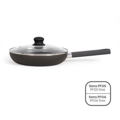 Livoo - Sauteuse Anti-Adhésive 26cm + Couvercle Mep153n