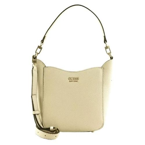 GUESS Sac à épaule bandoulière crème pour femme - Brenton Small Girlfriend Bucket S Bone 296870