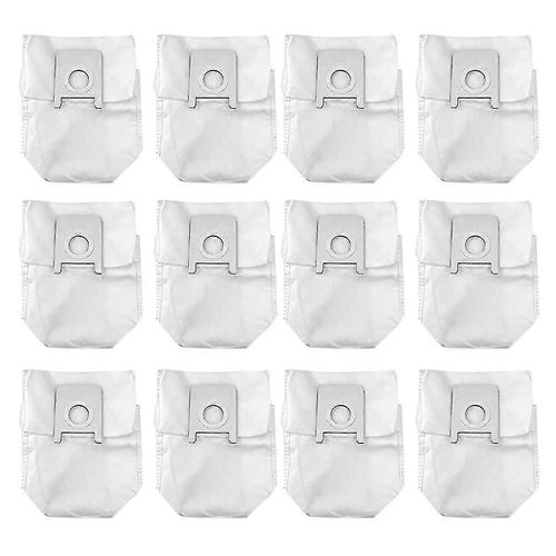 12 pcs compatible EVE Plus robot aspirateur pièces Sac à poussière Sac de rangement des ordures Accessoires de remplacement