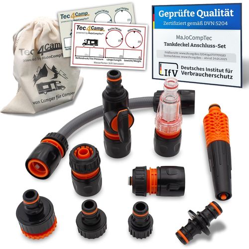 Gouts Et Couleursconnect-30 Kit De Filtre À Eau Pour Camping-Car - Embout De Remplissage D'eau Pour Caravane - Accessoires Pour Couvercle De Réservoir - Raccord De Tuyau Compatible Avec Gardena (Kit
