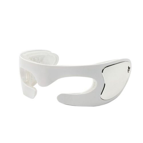 Appareil De Soin Des Yeux Avec Massage Par Vibration Et Luminothérapie, Rechargeable - Blanc - 11 Cm X 11 Cm X 5,5 Cm
