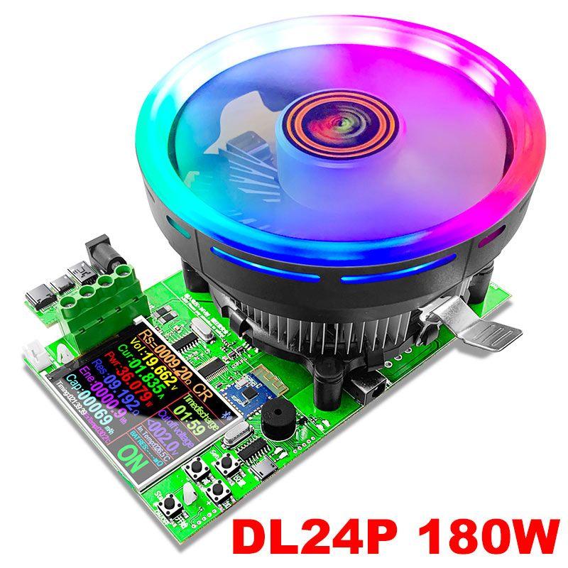180W DL24P 2,4 pouces DC USB Testeur de charge électronique APP