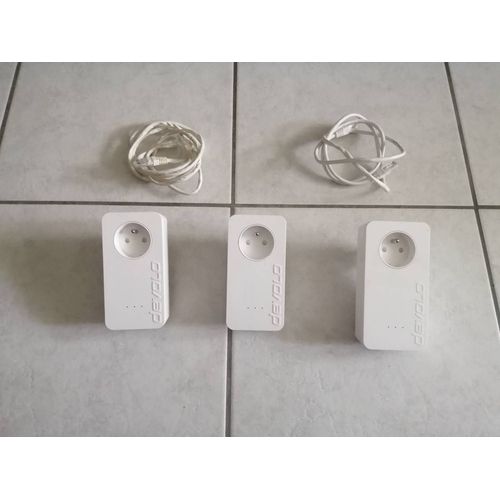 Vends lot 3 adaptateurs CPL devolo 650 +