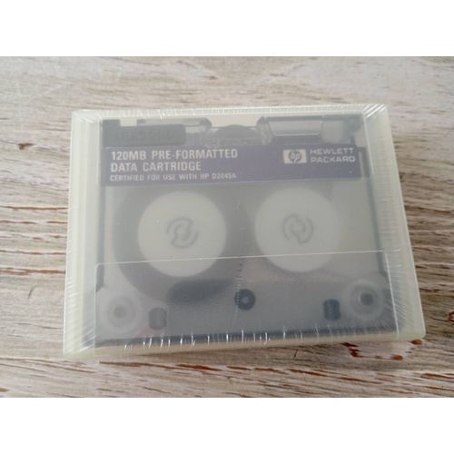 Cassette 120MB Pre-Formatted Data Cartridge certifiés for use with HP D2045A Hewlett Packard
