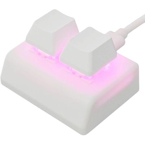 shangjia Clavier mécanique pour PC - Mini Clavier à 2 Touches - Clavier Hotswap Clavier de Jeu mécanique à Une Main Cherry Switch avec câble USB