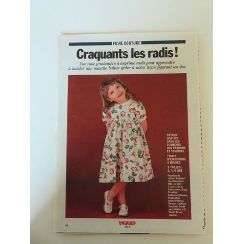 Patron Robe Printanière T. 2-4-6 Ans