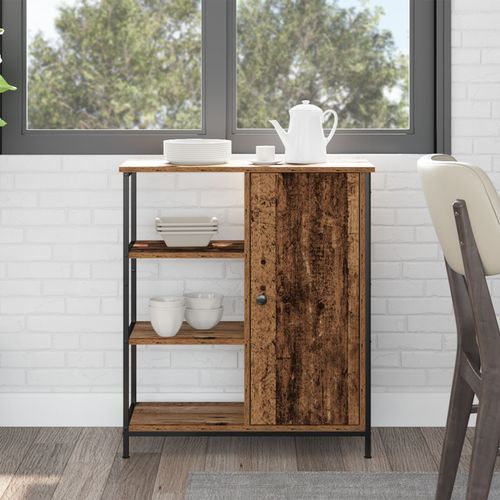 Vidaxl Buffet Rustique Bois Ancien Bois Moyen Buffet Rectangulaire