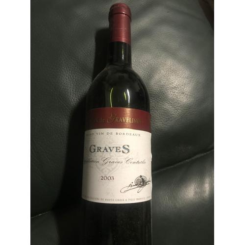 Grand Vin De Bordeaux Graves - Baron De Gravelines - 2003 - 75 Cl