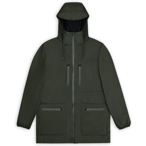Cargo Long Jacket W3 Veste Imperméable Taille M, Vert Olive
