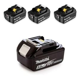 Pack Énergie MAKITA 197626-8 : Chargeur rapide Makita DC18RD pour 2 batteries + 4 batteries 5Ah + Mak-Pac Taille 3