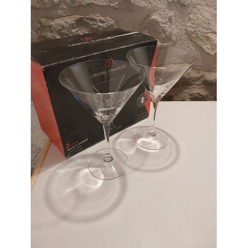 Verre À Cocktail Cristal D Arques X2 En Tres Bon Etat
