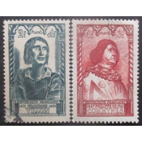 France N°765 Et 767 Célébrités Oblitérés