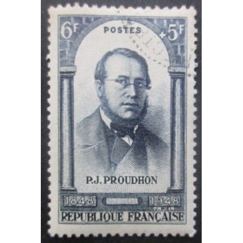 France N°799 Proudhon Oblitéré