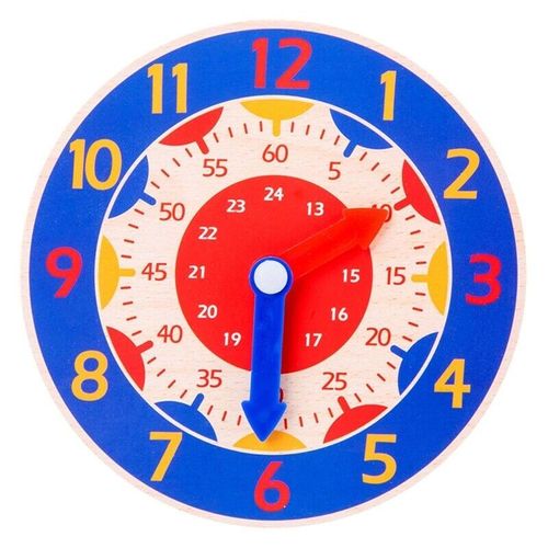 Horloge Pédagogique Pour Apprendre L'heure Et Lire L'heure Pour Enfant