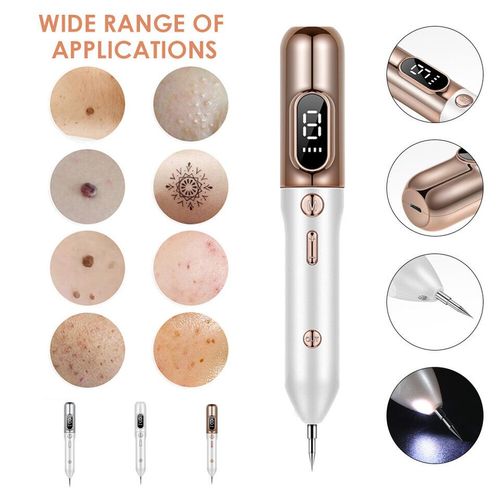 Stylo Laser Plasma Électrique Pour Éliminer Les Grains De Beauté, Les Taches Brunes, Les Tatouages, Les Verrues