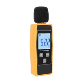 Sonomètre, testeur de bruit environnemental LCD numérique GM1359 pour la surveillance de la pollution sonore, l'installation d'un home cinéma et la conformité aux normes de santé et de sécurité.
