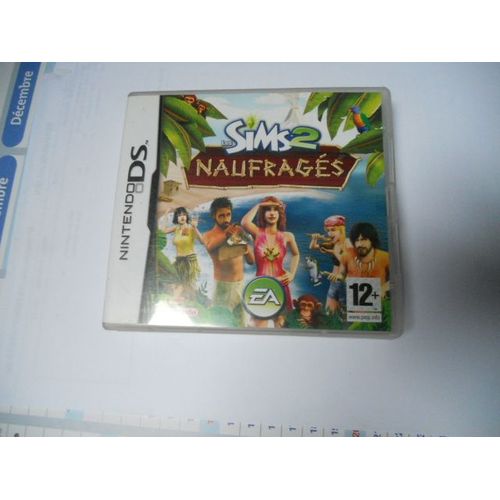 Boîtier Nintendo Ds Sims 2 Naufrages + Livret