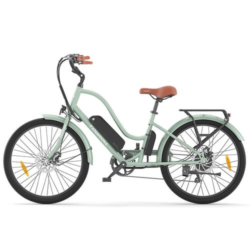 Touroll B2 Vélo Électrique, Moteur 250w, Batterie 36v 15,6ah, Pneus 26 X 2,25 Pouces, Vitesse Maximale 25km/H, Autonomie 100km