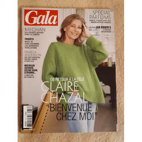 Gala 1657 Claire Chazal Bienvenue Chez Moi, Pamela Anderson, Spécial Parfum...