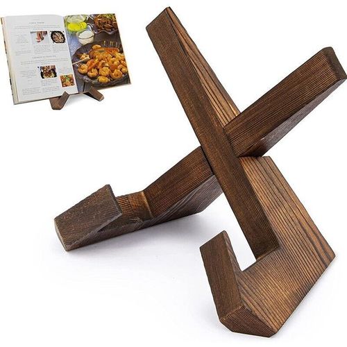 Support De Livre De Cuisine En Bois, Support De Lecture, Support De Livre De Recettes