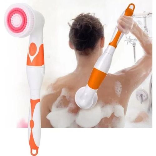 Brosse De Bain Électrique En 1, Nettoyage Du Corps, Douche, Massage Automatique (Orange)