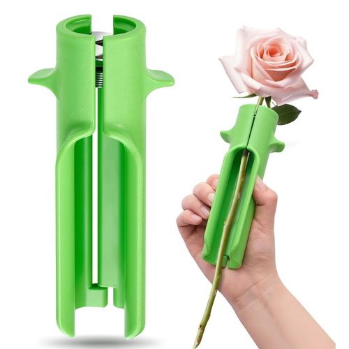 1 pièce d'extracteur d'épines de rose, décapant de tige de fleur, outils d'élimination des bavures, fleuriste domestique, outil de composition florale DIY, accessoires