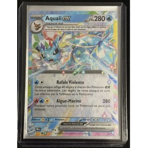 Pokemon Aquali Ex 023 / 131 Ev8.5 Evolutions Prismatiques