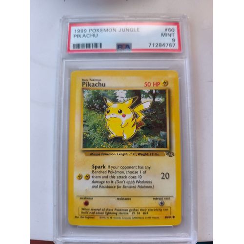 Carte Pokémon Pikachu Jungle 60/64 Psa