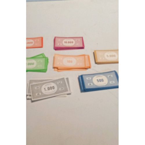 Lot De Billets De Banque Pour Monopoly Ancien