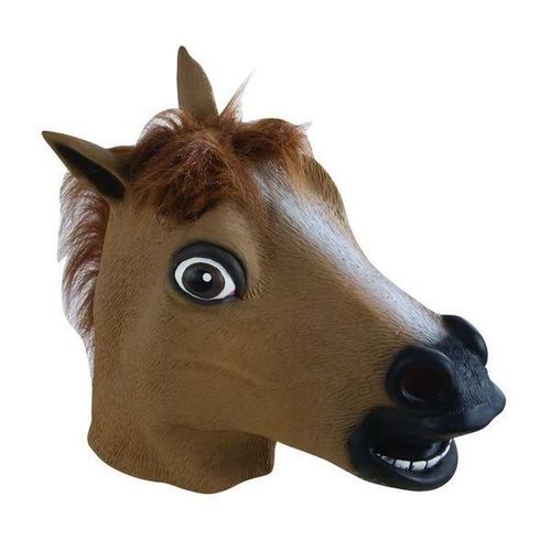 Masque Adulte Cheval Marron