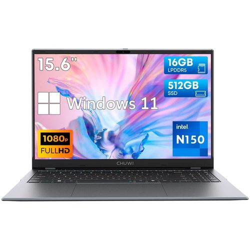 Chuwi GemiBook Plus - 15.6" Intel Alder Lake-N150 - Ram 16 Go - DD 512 Go