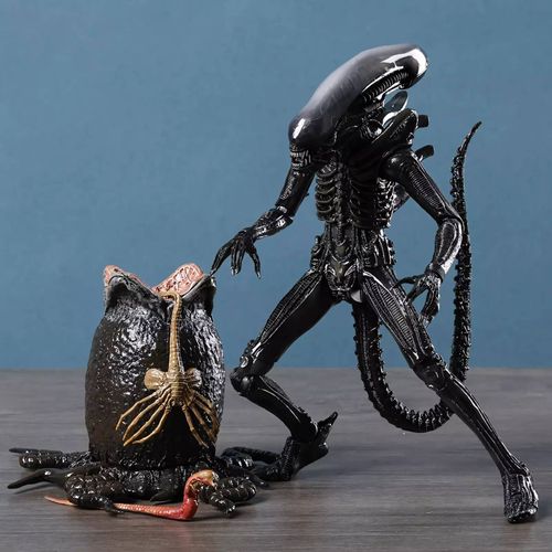 Figurine Neca Alien Big Chap 22 Cm, 40e Anniversaire, Oeuf Et Facehugger