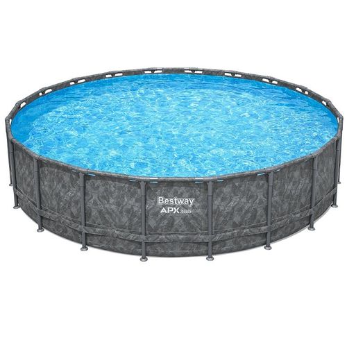 Piscine tubulaire ronde Bestway APX 365 6,10 x 1,32 m + Filtration + Accessoires