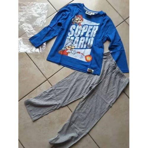 Pyjama Enfants Mario 4 Ans Neuf.
