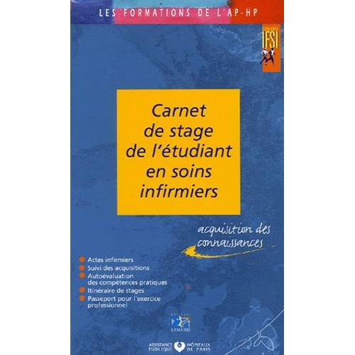 Carnet De Stage De L'étudiant En Soins Infirmiers