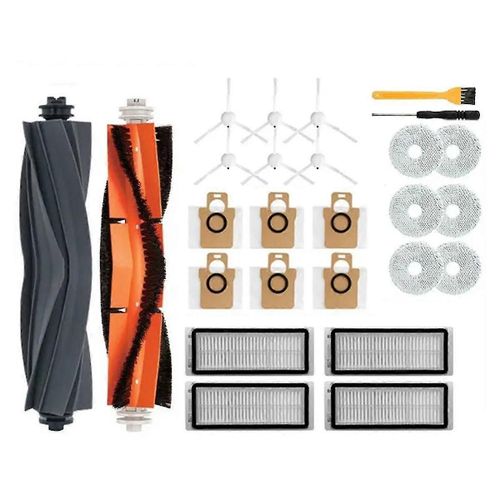 Filtres Sacs à poussière Compatible L10S Ultra, S10 Pro, Omni X10+, Robot Aspirateur Accessoires Vadrouille Brosse principale