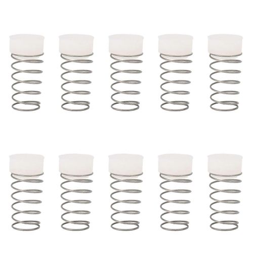 10pcs Clapet anti-retour à ressort Clapet anti-retour unidirectionnel Clapet anti-retour de noyau Valve de retour d¿huile pour machine sans huile355