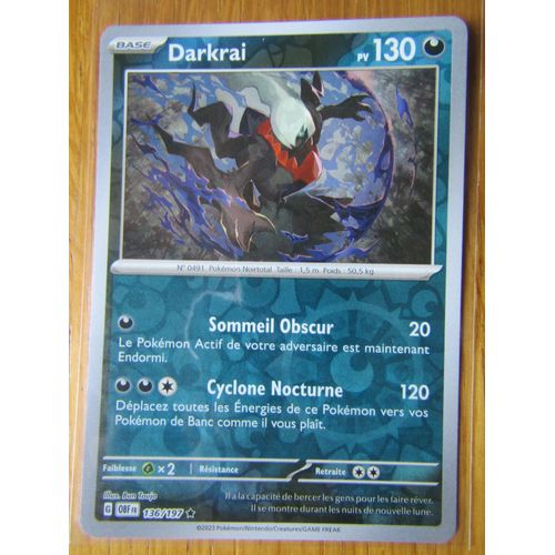 Darkrai - Reverse - 136/197 - Flammes Obsidiennes