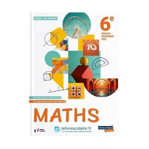Mathématiques 6e - Manuel Élève