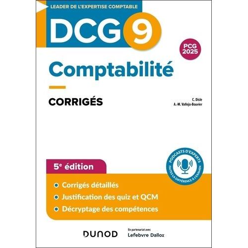 Comptabilité Dcg 9 - Corrigés