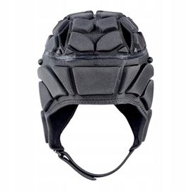 Casque De Rugby Léger Avec Réglage Bidirectionnel, Rembourré, Compression, Noir, Taille L
