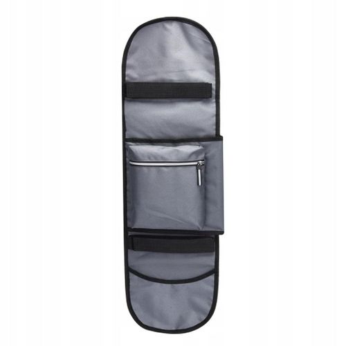 Sac De Skateboard Avec Bandoulière Réglable. Housse De Skateboard Grise