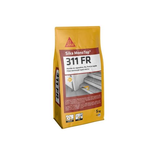 Mortier de réparation rapide SIKA Sika Monotop 311 FR - Gris - 5kg