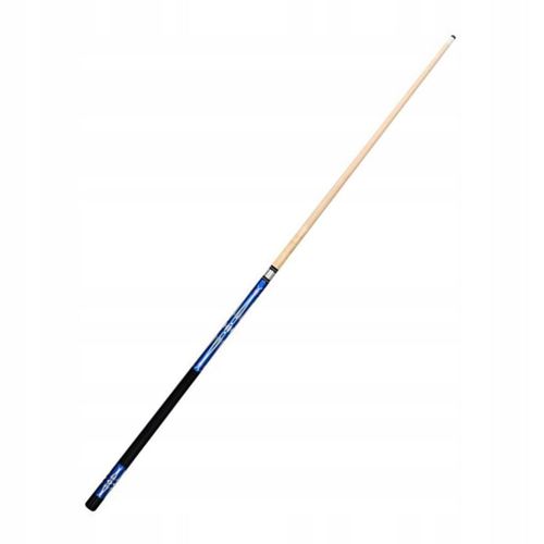 Queue de billard 12,5 mm, en bois, deux pièces, 57 pouces, bleue