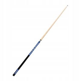 Queue de billard 12,5 mm, en bois, deux pièces, 57 pouces, bleue