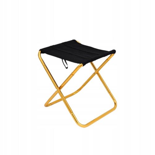 Tabouret D'extérieur Pliant En Alliage D'aluminium, Tissu Oxford Léger, Or Rose